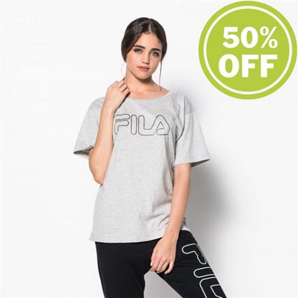 Fila Classic Core Tee Off Women's Tee - White,NZ 895-45637